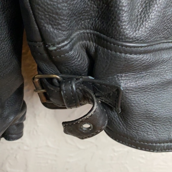 Vintage Leather Biker Jacket - Picture 6 of 12